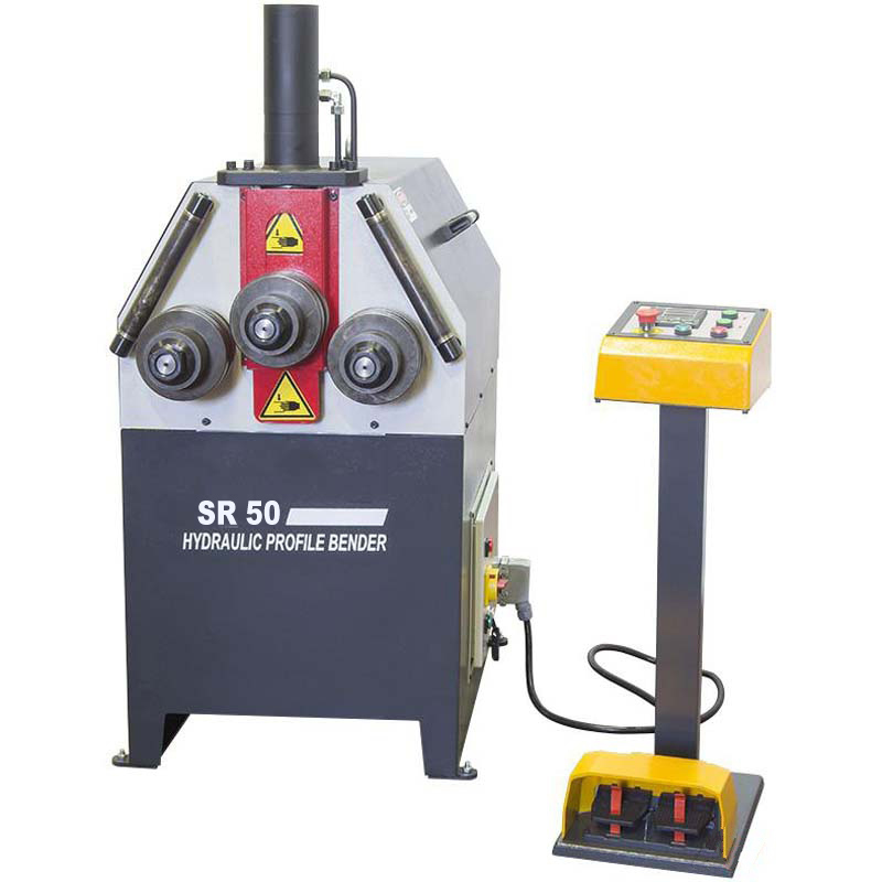 Unitech Sr50 Hydraulic Profile Section Rolls Bending Machine Unitech Sr50 Hydraulic Profile Section Rolls Bending Machine