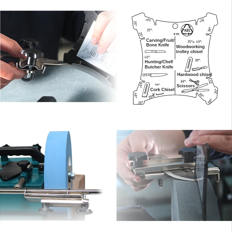 10 Inch Low Speed Water Cooled Knife Grinding Machine For Kitchen Knife Woodworking Planer Blade Chisel Scissors Sharpener – 220×2000 Grit Stones 10 Inch Low Speed Water Cooled Knife Grinding Machine For Kitchen Knife Woodworking Planer Blade Chisel Scissors Sharpener – 220×2000 Grit Stones