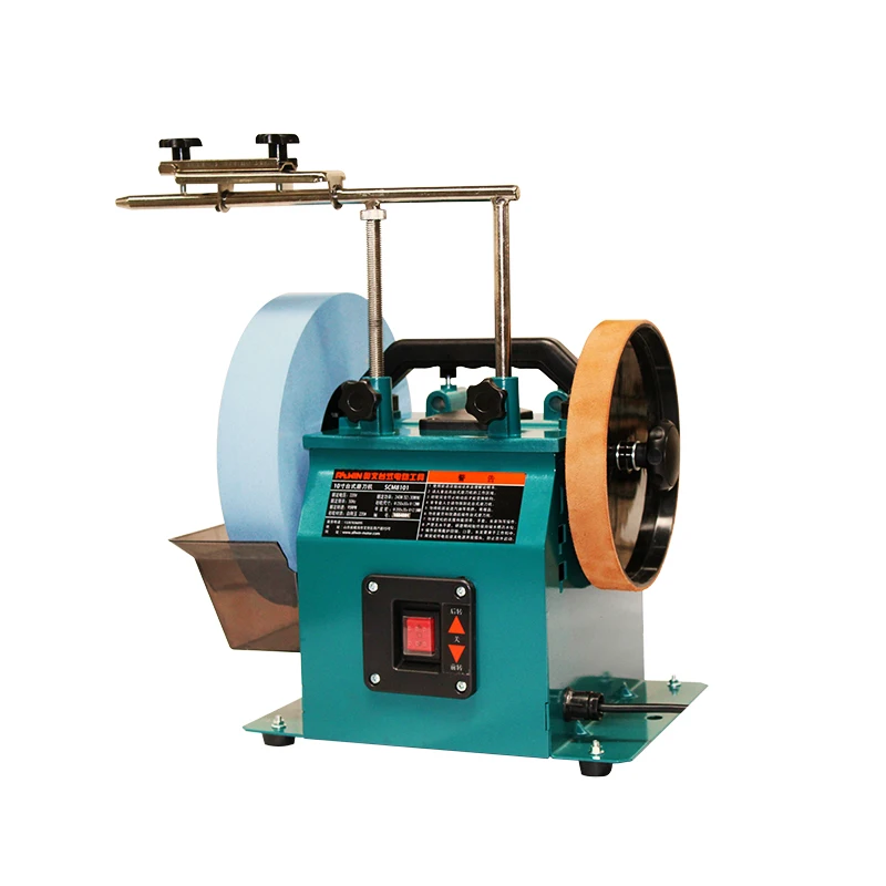 10 Inch Low Speed Water Cooled Knife Grinding Machine For Kitchen Knife Woodworking Planer Blade Chisel Scissors Sharpener – 220×2000 Grit Stones 10 Inch Low Speed Water Cooled Knife Grinding Machine For Kitchen Knife Woodworking Planer Blade Chisel Scissors Sharpener – 220×2000 Grit Stones
