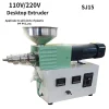 110V/220V SJ15 Single Screw Extruder Desktop Plastic Injection Molding Machine Polymer Material PP ABS Extrusion Small Extruder – 220V
