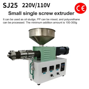 110V/220V SJ25 Single Screw Extruder Desktop Plastic Injection Molding Machine Polymer PP ABS Extrusion Small Filament Extruder – 220V
