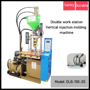 150P Vertical Injection Molding Machine Forming DC Plugs PVC Material PE PP Plastic USB Data Cable Pressure Inject Equipment – 150 2S