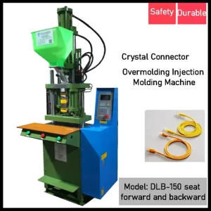 150P Vertical Injection Molding Machine Forming DC Plugs PVC Material PE PP Plastic USB Data Cable Pressure Inject Equipment – 150 Seat