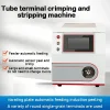 220V/110V 0.5-4.0mm Automatic Peeling Twisted Wire Crimping Machine Electric Pre Insulated Round Tube Terminal Crimping Machine – 110V