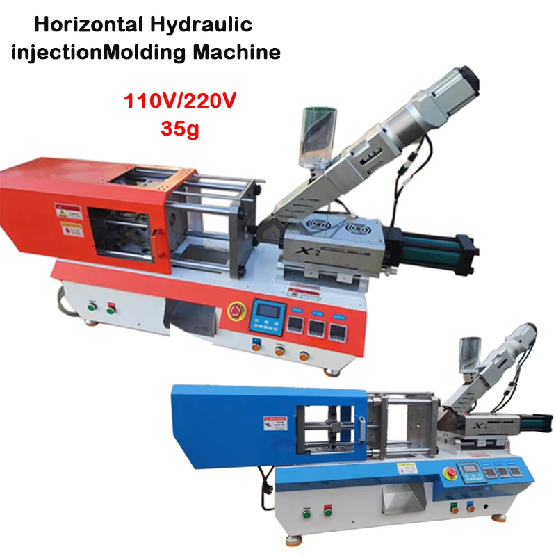220V/110V 35G Horizontal Hydraulic Injection Molding Machine Stroke 100Mm 8T Injection Molding Machine Plastic Molding Machine – Red 220V 220V/110V 35G Horizontal Hydraulic Injection Molding Machine Stroke 100Mm 8T Injection Molding Machine Plastic Molding Machine – Red 220V