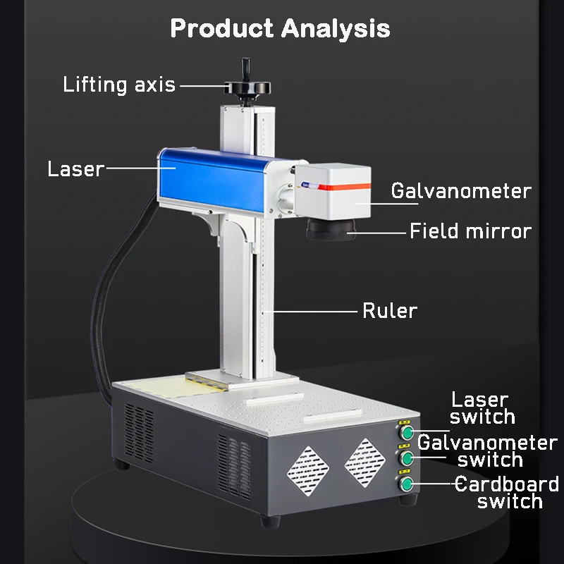 220V/110V 50W 30W 20W Fiber Laser Marking Machine Desktop Metal Gold Silver Ring Jewelry Aluminum Stainless Steel Engraver Tool – 50W 110X110Mm 220V/110V 50W 30W 20W Fiber Laser Marking Machine Desktop Metal Gold Silver Ring Jewelry Aluminum Stainless Steel Engraver Tool – 50W 110X110Mm