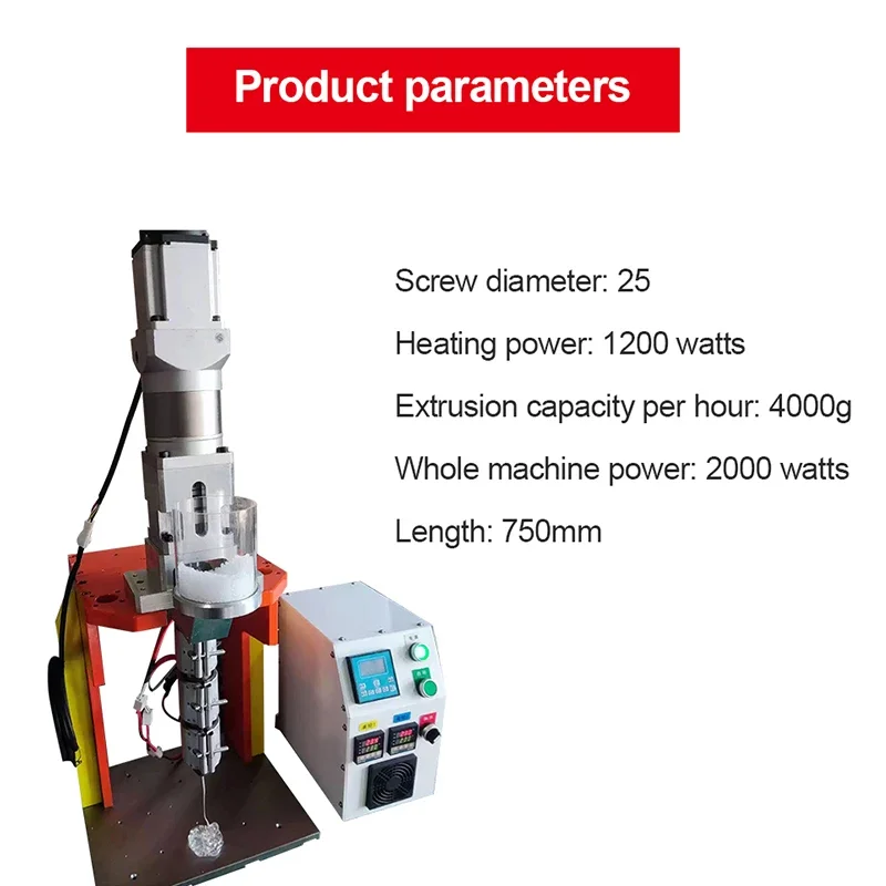 220V/110V Automatic 3D Vertical Extruder Desktop 0.1-4Kg/H 1200W Pp Pe Ps As Abs Laboratory Extruder Support Customiz – 220V 220V/110V Automatic 3D Vertical Extruder Desktop 0.1-4Kg/H 1200W Pp Pe Ps As Abs Laboratory Extruder Support Customiz – 220V