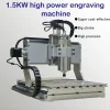 3040 Small CNC Engraving Machine 800W/1500W Engraving and Milling Machine 85mm Stroke High Power Spindle CNC Relief Machine – 1500W