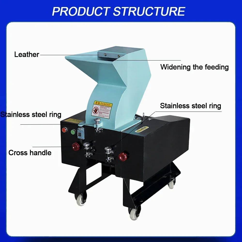 380V 3700W Plastic Crusher Machine Silent Powerful Abs Crusher Industrial Multifunctional Side Feeder Plastic Crusher Machine – Flat Knife 380V 3700W Plastic Crusher Machine Silent Powerful Abs Crusher Industrial Multifunctional Side Feeder Plastic Crusher Machine – Flat Knife