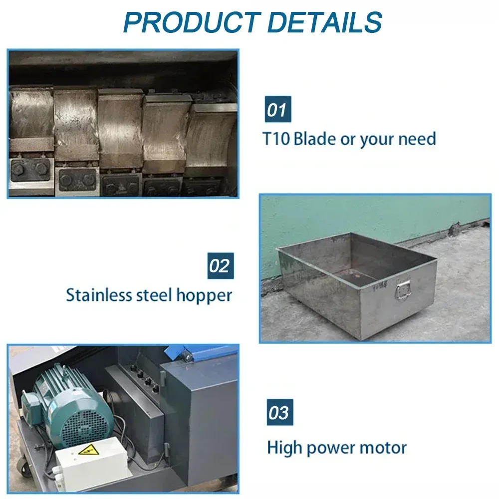 380V 3700W Plastic Crusher Machine Silent Powerful Abs Crusher Industrial Multifunctional Side Feeder Plastic Crusher Machine – Flat Knife 380V 3700W Plastic Crusher Machine Silent Powerful Abs Crusher Industrial Multifunctional Side Feeder Plastic Crusher Machine – Flat Knife