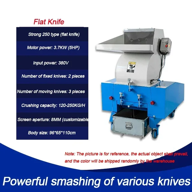 380V 3700W Plastic Crusher Machine Silent Powerful Abs Crusher Industrial Multifunctional Side Feeder Plastic Crusher Machine – Flat Knife 380V 3700W Plastic Crusher Machine Silent Powerful Abs Crusher Industrial Multifunctional Side Feeder Plastic Crusher Machine – Flat Knife