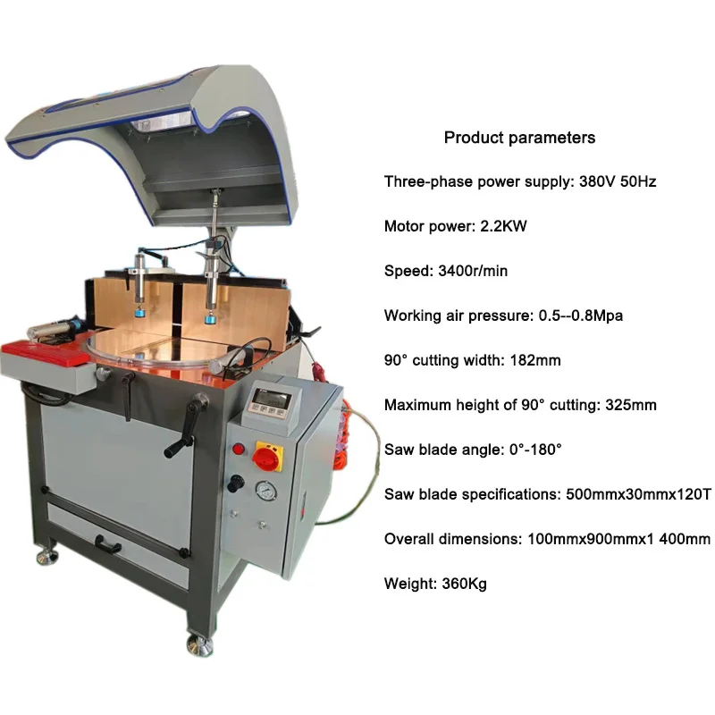 380V Precision Cnc Multi-Angle Cutting Machine Digital Display 2.2Kw Heavy-Duty Cutting Saw Door And Window Processing Machine 380V Precision Cnc Multi-Angle Cutting Machine Digital Display 2.2Kw Heavy-Duty Cutting Saw Door And Window Processing Machine