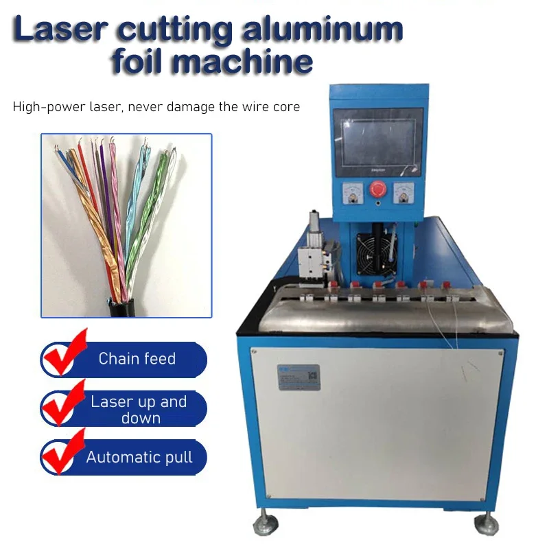 Automatic Aluminum Foil Laser Cutting Machine Stripping Machine Usb Data Cable Hdmi Shielding Wire Coaxial Stripping Machine Automatic Aluminum Foil Laser Cutting Machine Stripping Machine Usb Data Cable Hdmi Shielding Wire Coaxial Stripping Machine
