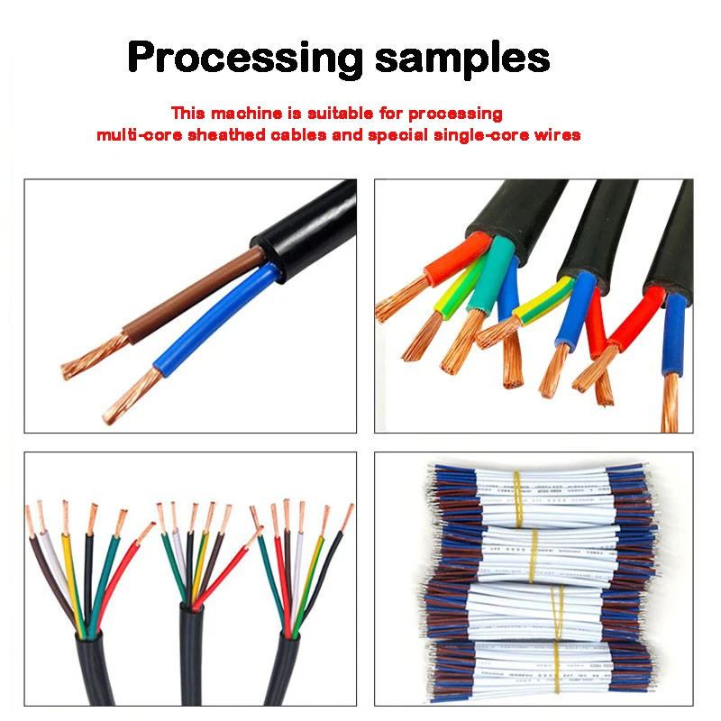 Automatic Computer Sheath Wire Stripping Machine Multifunction Sheath Core Wire Stripper Machine Sheath Cable Stripping Machine – 220V Automatic Computer Sheath Wire Stripping Machine Multifunction Sheath Core Wire Stripper Machine Sheath Cable Stripping Machine – 220V