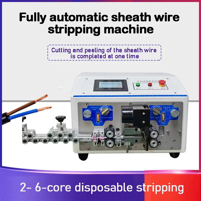 Automatic Computer Sheath Wire Stripping Machine Multifunction Sheath Core Wire Stripper Machine Sheath Cable Stripping Machine – 220V Automatic Computer Sheath Wire Stripping Machine Multifunction Sheath Core Wire Stripper Machine Sheath Cable Stripping Machine – 220V
