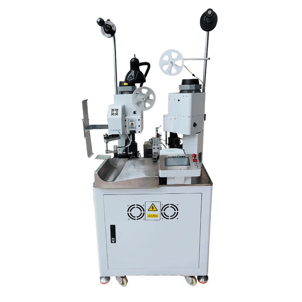 Automatic Single-Head Double-Head Terminal Machine Single / Double-Peeling Wire Stripping Machine Cable Cutting Crimping Machine – Double-Head Automatic Single-Head Double-Head Terminal Machine Single / Double-Peeling Wire Stripping Machine Cable Cutting Crimping Machine – Double-Head