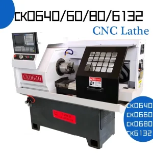 CNC Lathe 260mm to 300mm Stroke Semi-Automatic Metal Lathe Threading Making Mini CNC Machine Tool Stepless Speed Regulation – CK6150