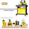 Copper Aluminum Busbar Processing Machine 3in1 4in1 Iron Plate Hydraulic Punching Machine Bending Cutting Combination Machine – Combination 1