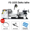 Digital Display Mini Lathe Machine Household DIY Small Stainless Steel Lathe Metal Processing Lathe Benchtop Metal Lathe Tool – 1835