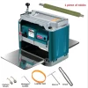 Extra Blades 2012NB 12 Inch Woodworking Carpentry DIY Surface Thicknesser Machine Electric Planer Wood Thickness Planer – machine-1 roller