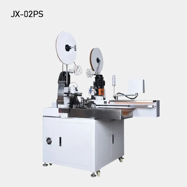 Full Automatic Double Head Terminal Machine With Automatic Wiring Cutting Peeling Crimping Terminal Machine Automatic Tinning – Jx-02Ps Full Automatic Double Head Terminal Machine With Automatic Wiring Cutting Peeling Crimping Terminal Machine Automatic Tinning – Jx-02Ps