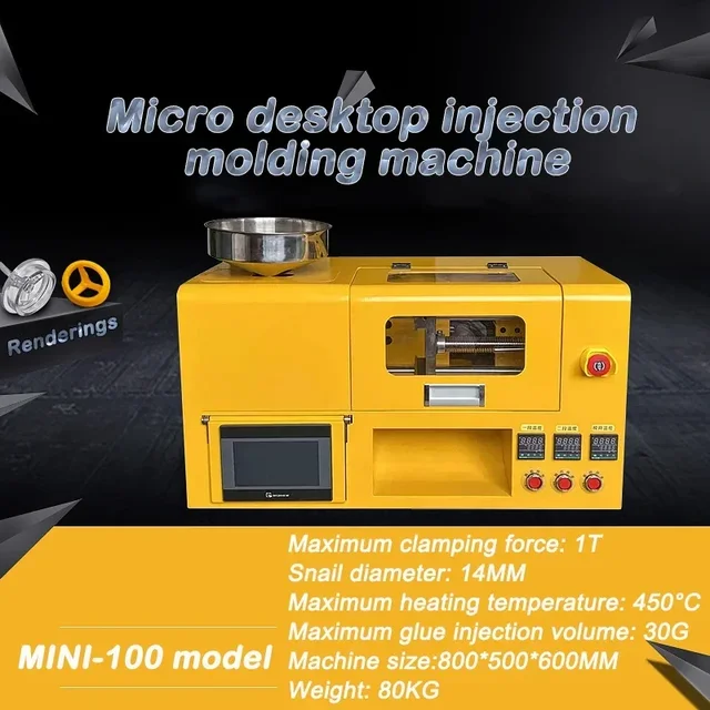 Mini-100 30G Horizontal Injection Molding Machine Automatic 1.5T 1.5Kw 220V/110V Plastic Processing Production Molding Machine – 110V Mini-100 30G Horizontal Injection Molding Machine Automatic 1.5T 1.5Kw 220V/110V Plastic Processing Production Molding Machine – 110V