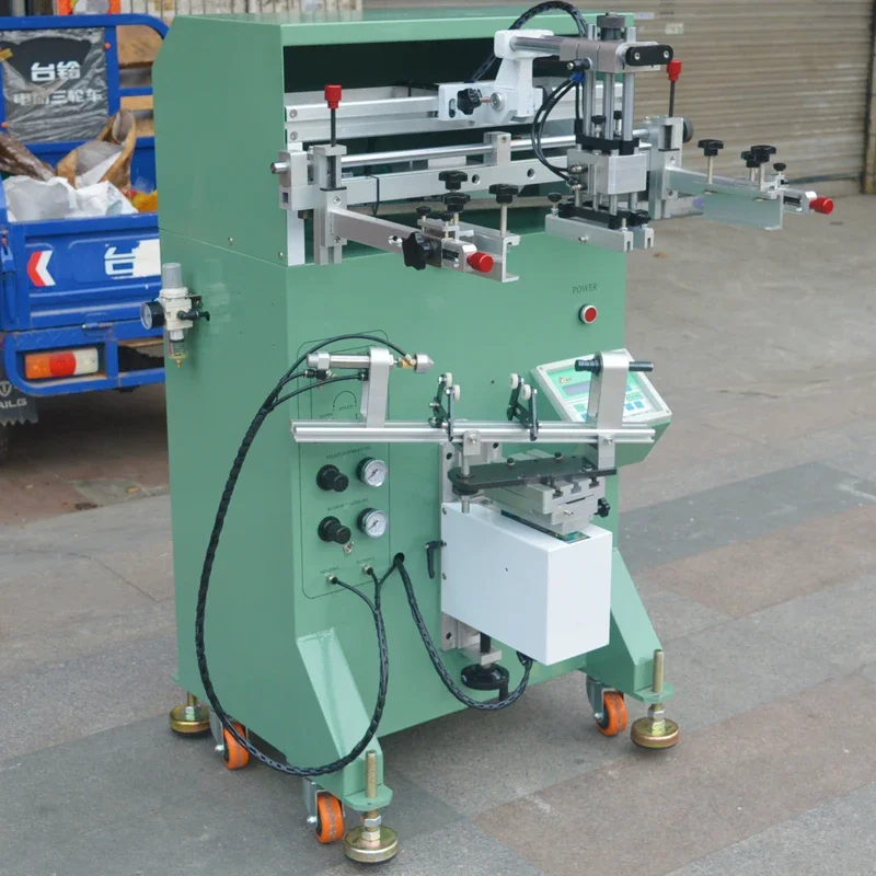 Pneumatic Curved Screen Printing Machine Semi-Automatic Tea Cup Wine Bottle Roller Printing Machine Round Tube Printing Machine – 300 Curved Pneumatic Curved Screen Printing Machine Semi-Automatic Tea Cup Wine Bottle Roller Printing Machine Round Tube Printing Machine – 300 Curved