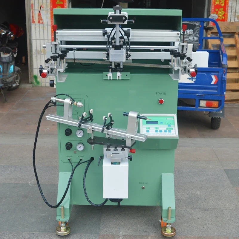 Pneumatic Curved Screen Printing Machine Semi-Automatic Tea Cup Wine Bottle Roller Printing Machine Round Tube Printing Machine – 300 Curved Pneumatic Curved Screen Printing Machine Semi-Automatic Tea Cup Wine Bottle Roller Printing Machine Round Tube Printing Machine – 300 Curved