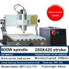 Small Fully Automatic CNC Engraving Machine Desktop Four Axis Three-dimensional Jade Metal Lettering Relief Acrylic Aluminum – 800W