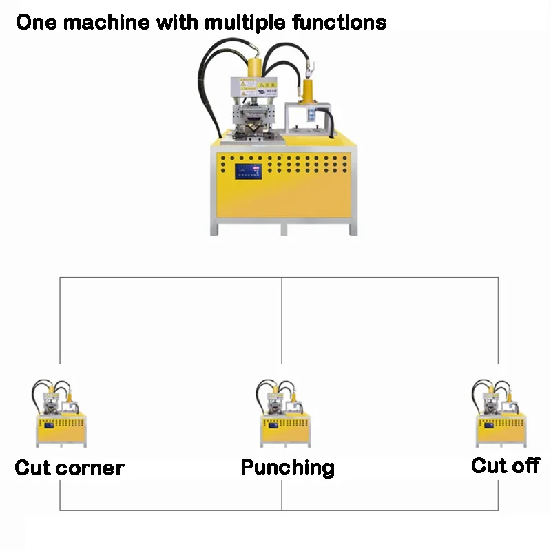 Square Tube Puncher Machine Stainless Steel Cutting 45 Degree Angle Forming Folding Machine Square Tube Bending Punching Machine – 80 Cylinders Square Tube Puncher Machine Stainless Steel Cutting 45 Degree Angle Forming Folding Machine Square Tube Bending Punching Machine – 80 Cylinders