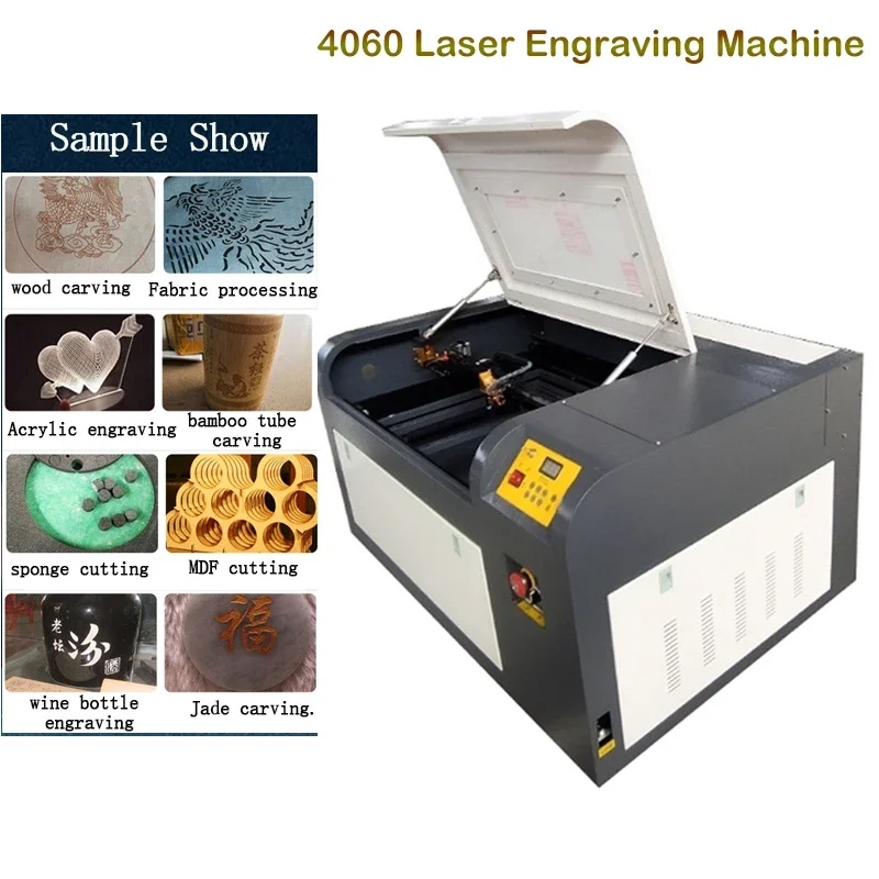 Wood/Acrylic/Glass Co2 Laser Engraving Machine 40W/50W/60W/80W/100W Laser Tube Cnc Laser Cutting Machine 400*600Mm Working Area – 40W Online Wood/Acrylic/Glass Co2 Laser Engraving Machine 40W/50W/60W/80W/100W Laser Tube Cnc Laser Cutting Machine 400*600Mm Working Area – 40W Online