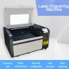Wood/Acrylic/PVC/Glass CO2 Laser Engraving Machine 50W/60W/80W/100W Laser Tube CNC Laser Cutting Machine 400*600mm Working Area – 60W Upgraded Offline