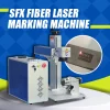 Fiber Laser Metal Engraving Machine 50W Fiber laser Marking Machine With D80 Rotary JPT Optical Maser