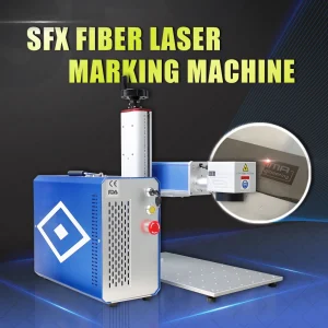 Fiber Laser Marking Machine JPT 50W 110*110mm Lens Deep Marking for Metal Rings and Acrylic Board Made in China – D80