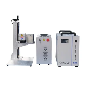 3W UV Fiber Laser JPT Fiber Laser Marking Machine with 175*175mm Lens 80mm Rotary S&A Water Chiller 3W UV Fiber Laser JPT Fiber Laser Marking Machine with 175*175mm Lens 80mm Rotary S&A Water Chiller