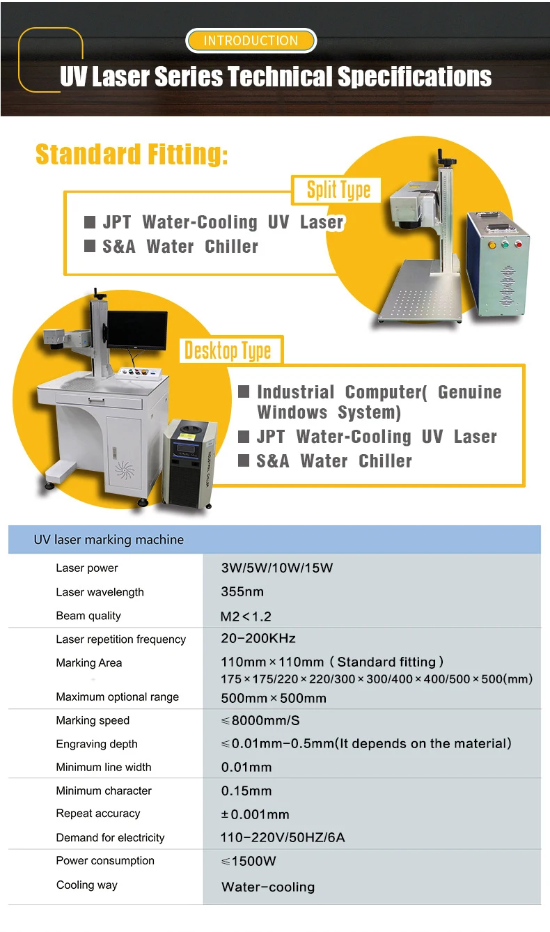 3W Uv Laser Marking Machine 110X110Mm Engraving Machine Laser Marker 3W Uv Laser Marking Machine 110X110Mm Engraving Machine Laser Marker