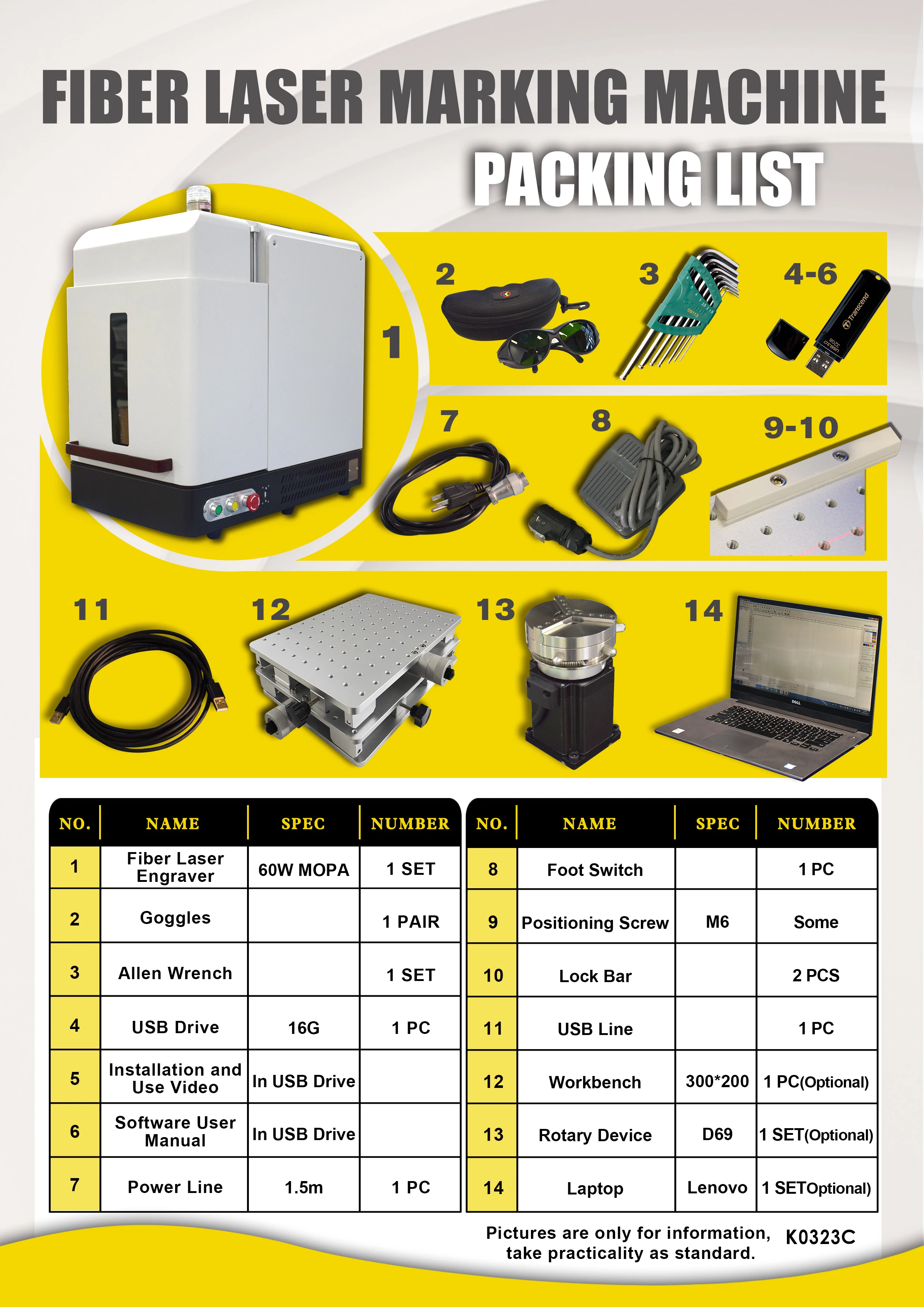 Raycus Closure Fiber Laser Marking Engraving Machine 50W 120-150Ns &Amp;175*175Mm By-50Gs Metal Aluminum Plastic Marking Machine Raycus Closure Fiber Laser Marking Engraving Machine 50W 120-150Ns &Amp;175*175Mm By-50Gs Metal Aluminum Plastic Marking Machine