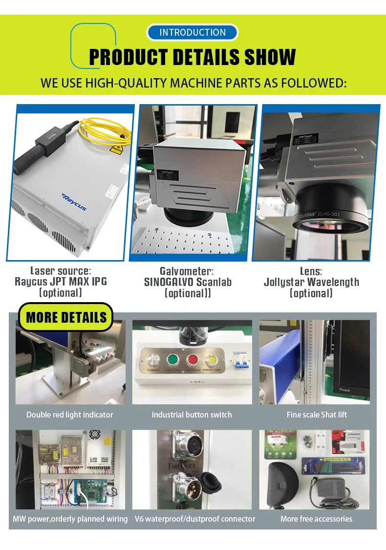 Raycus Closure Fiber Laser Marking Engraving Machine 50W 120-150Ns &Amp;175*175Mm By-50Gs Metal Aluminum Plastic Marking Machine Raycus Closure Fiber Laser Marking Engraving Machine 50W 120-150Ns &Amp;175*175Mm By-50Gs Metal Aluminum Plastic Marking Machine