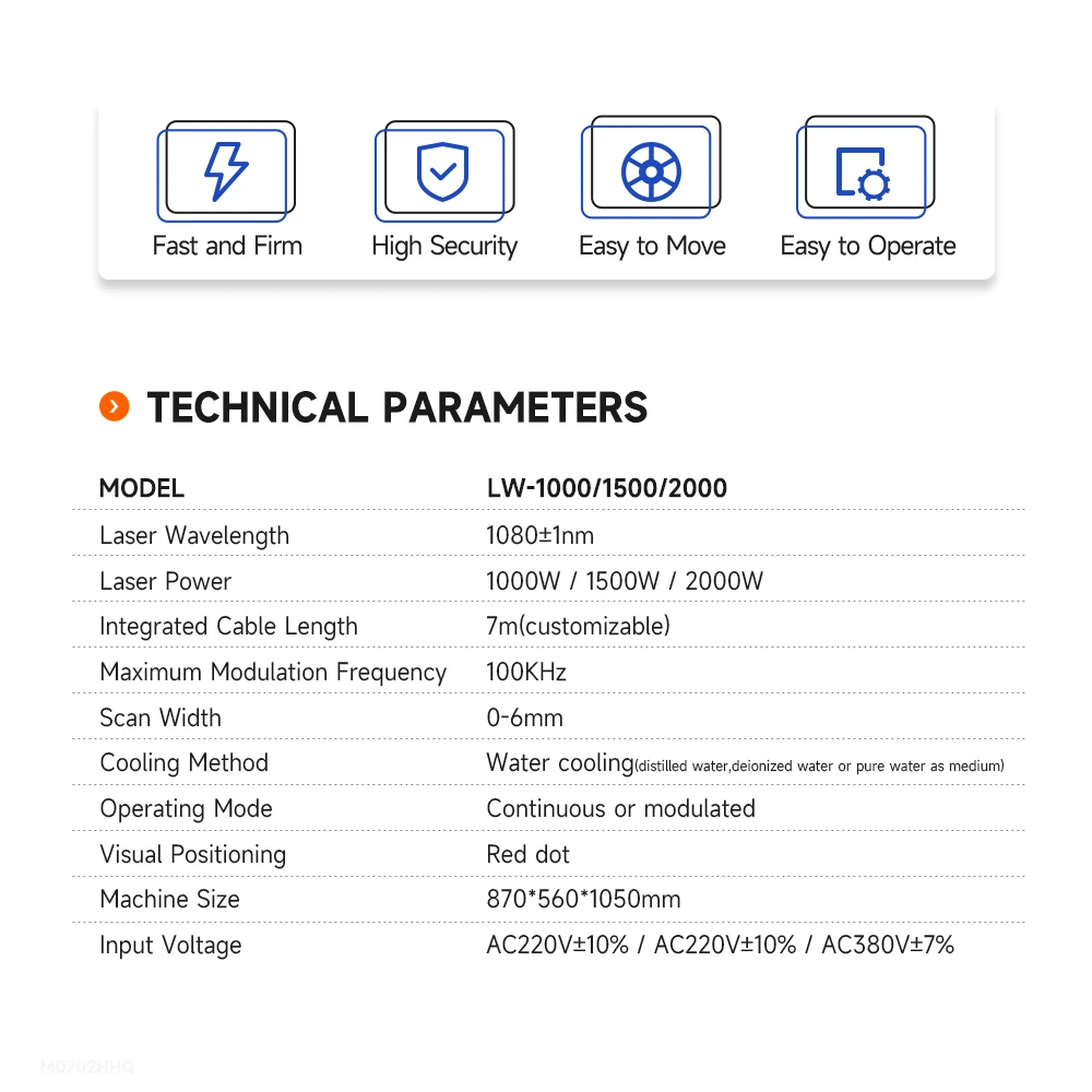 Handheld Laser Welding Machine Fiber Laser Machine Jpt 1000/1500/2000W Laser Welder For Metal – 1000W Handheld Laser Welding Machine Fiber Laser Machine Jpt 1000/1500/2000W Laser Welder For Metal – 1000W