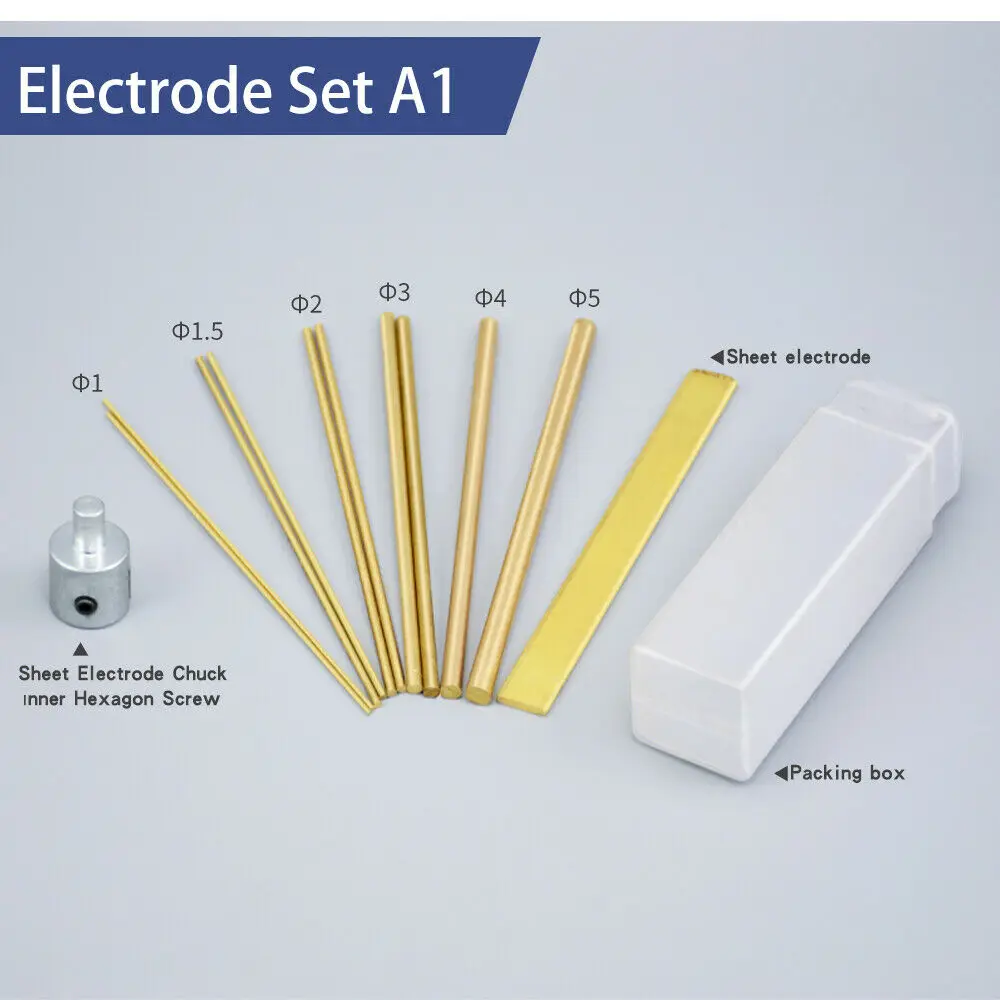1 Set Φ1- Φ5 Brass Electrodes For Edm-8C Broken Tap Remover Electrodes 1 Set Φ1- Φ5 Brass Electrodes For Edm-8C Broken Tap Remover Electrodes