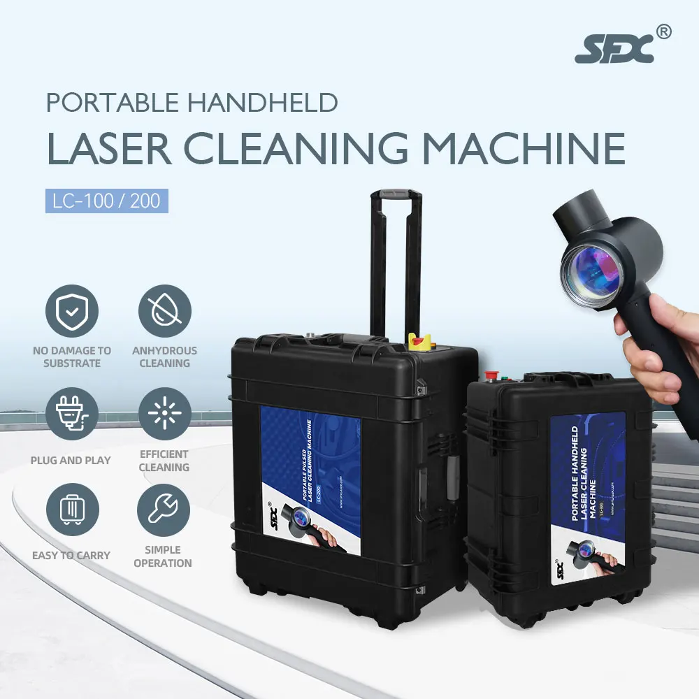 100W 200W Jpt Mopa M7 Laser Cleaning Machine Portable Cleaner Machine Lc-100/200 Rust,Oil,Paint Removal – 200W 100W 200W Jpt Mopa M7 Laser Cleaning Machine Portable Cleaner Machine Lc-100/200 Rust,Oil,Paint Removal – 200W