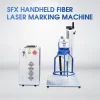 Handheld Fiber Laser Engraver Laser Marking Machine 50W JPT 175*175mm Lens