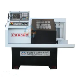 CNC Lathe 260mm to 300mm Stroke Semi-Automatic Metal Lathe Threading Making Mini CNC Machine Tool Stepless Speed Regulation – CK0660