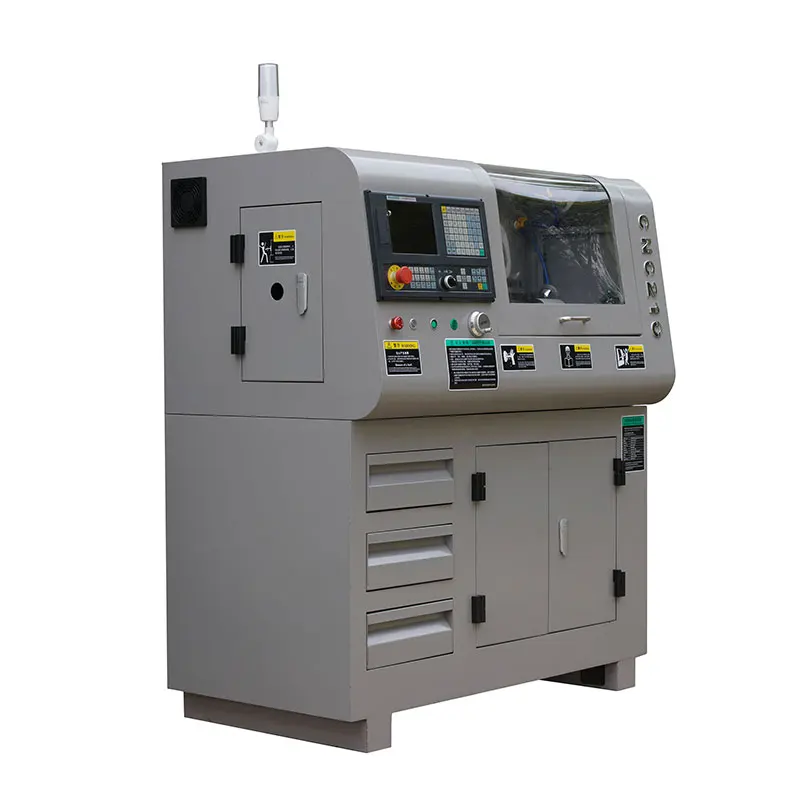 Cnc210 Mini Benchtop Cnc Lathe With After 990Tdb Controller Cnc210 Mini Benchtop Cnc Lathe With After 990Tdb Controller