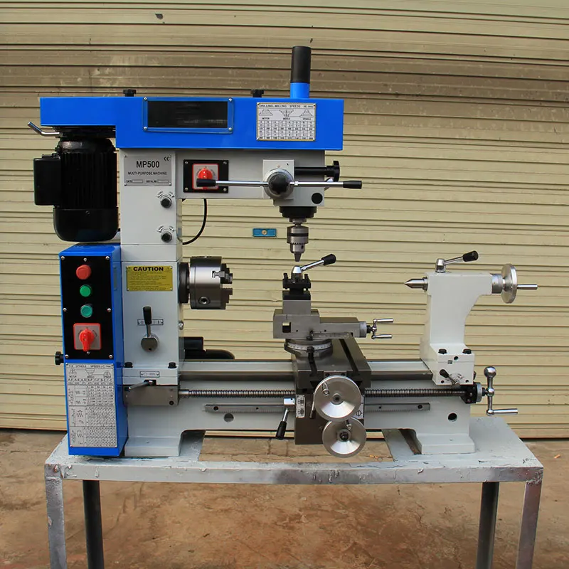 Mp500 500Mm Lathe Machine Lathe Drill Mill Combo Multi-Purpose Mp500 500Mm Lathe Machine Lathe Drill Mill Combo Multi-Purpose