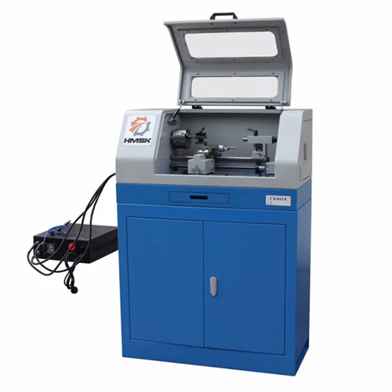 Cnc180 Mini Lathe Flat Bed Type Servo Main Motor With Gsk928Tca Controller Cnc180 Mini Lathe Flat Bed Type Servo Main Motor With Gsk928Tca Controller