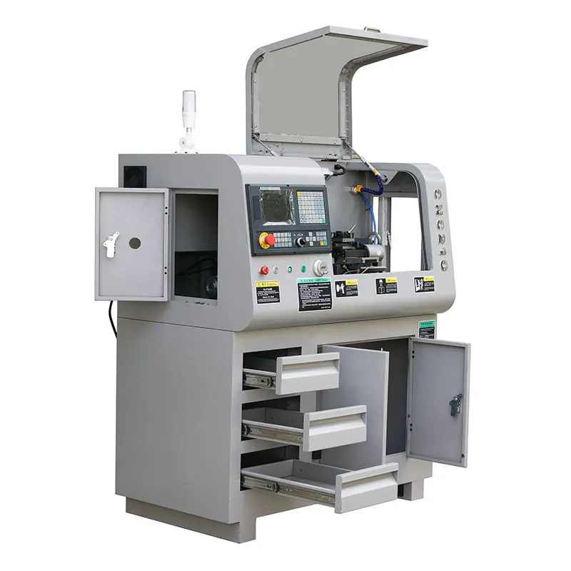 Cnc210 Mini Benchtop Cnc Lathe With Gsk980Tdc Cnc210 Mini Benchtop Cnc Lathe With Gsk980Tdc