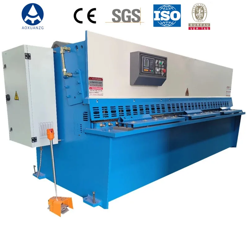 Sheet Metal Cutting Machine Hydraulic Guillotine Shearing With E21S System Sheet Metal Cutting Machine Hydraulic Guillotine Shearing With E21S System