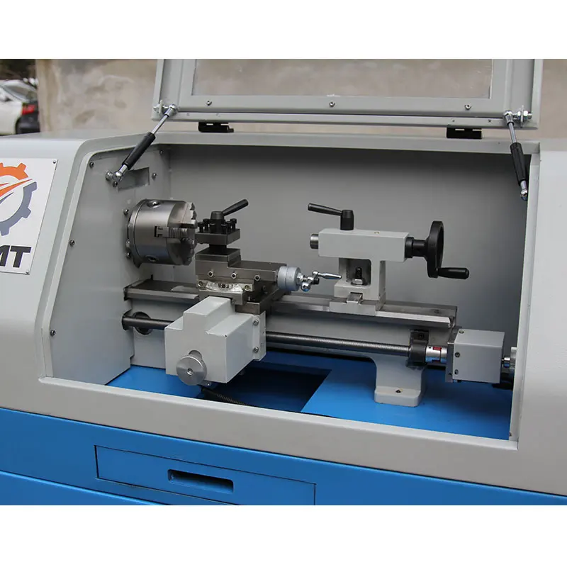 Cnc180 Mini Lathe Flat Bed Type Servo Main Motor With Gsk928Tca Controller Cnc180 Mini Lathe Flat Bed Type Servo Main Motor With Gsk928Tca Controller