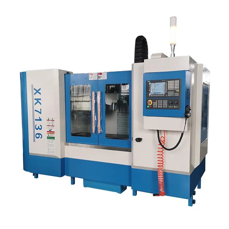 Xk7136 High Accuracy Mini Cnc Milling Machine With Gsk980Mdi System Xk7136 High Accuracy Mini Cnc Milling Machine With Gsk980Mdi System
